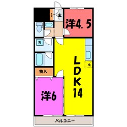 クイーンハイツ静峰（高崎市芝塚町）の物件間取画像